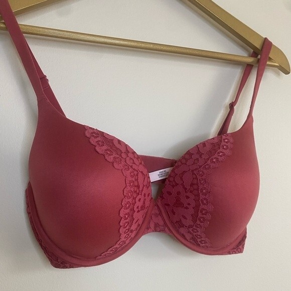 Victoria Secret Red Body by Victoria Perfect Shape Bra Size 34DD - Picture 2 of 6